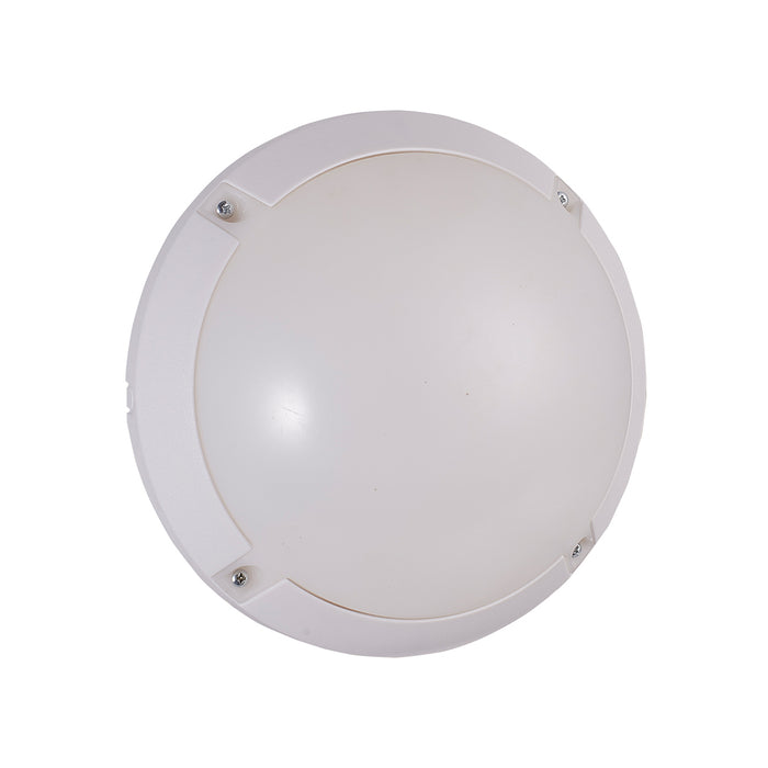 White Round LED Bulkhead 8 Watts