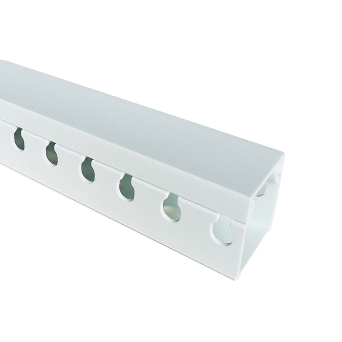 Trunking Slotted 25X25X2900mm 1.4mm white