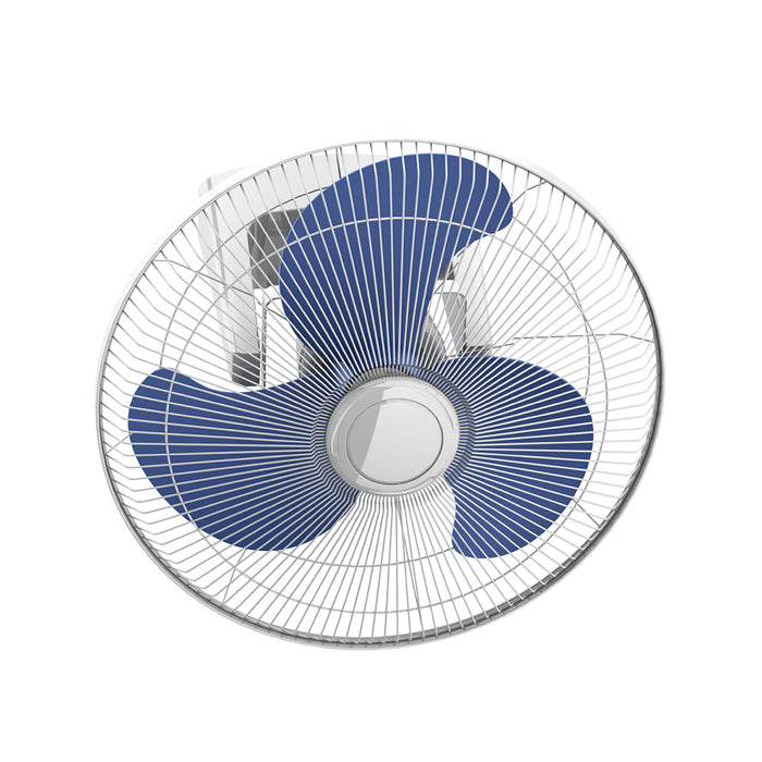 Oscillation Fan with Blue Metal Blade 16 Inch