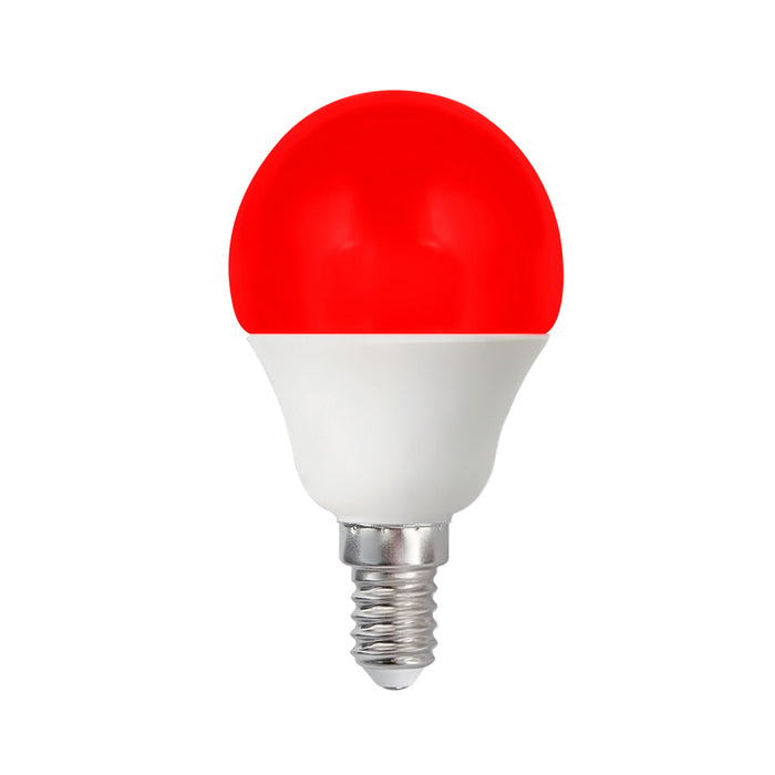 Bulb LED 2 Watts Red E14 (Small Screw)