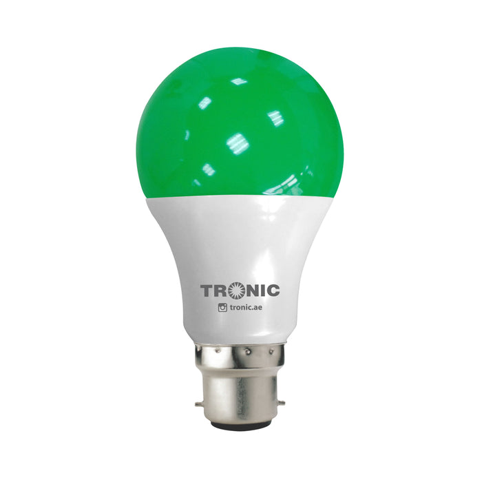 Bulb LED 3 Watts Green B22 (Pin)