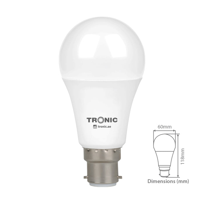 Bulb LED 12 Watts Warm White B22 (Pin)