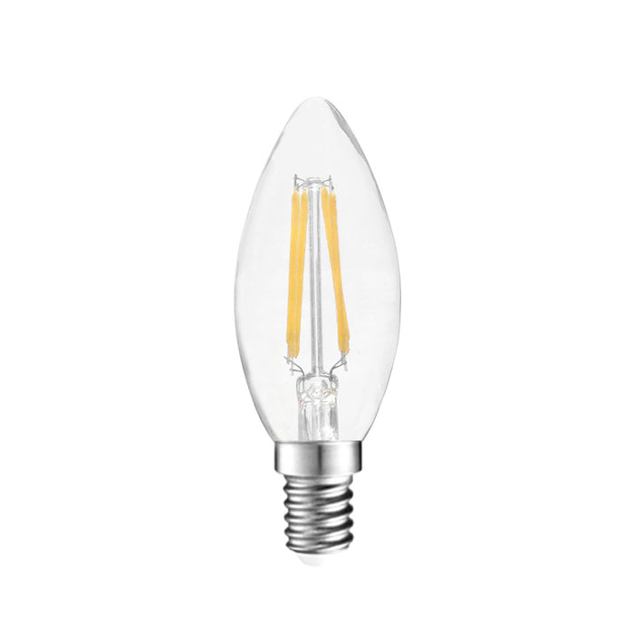 Candle Filament LED 4 Watts Warm White E14 (Small Screw) Bulb