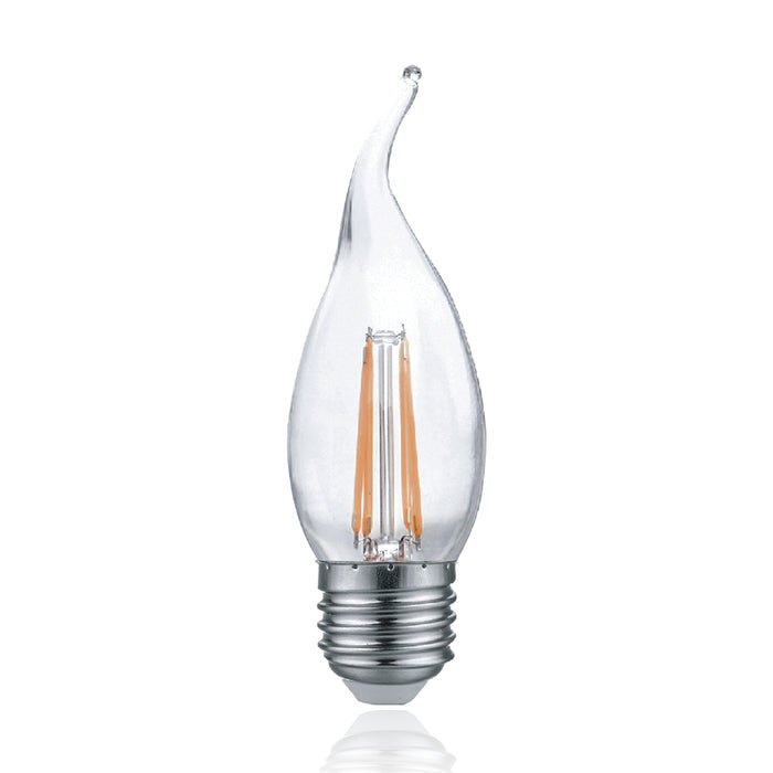 Candle Filament Tail LED 4 Watts E27 (Screw) Bulb