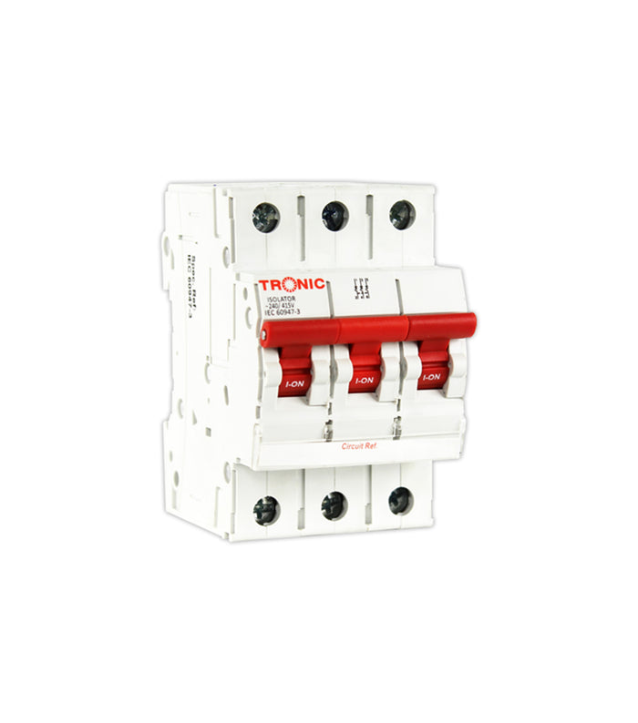 Three Pole Isolator 125Amps