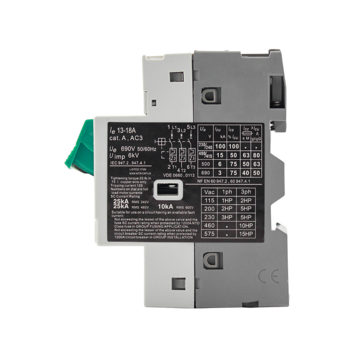 Motor Protection Circuit Breaker 13-18A SGV2-M20