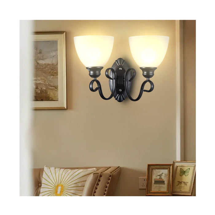 Classic Sconce Wall Lamp Black