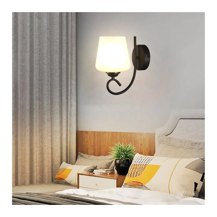 Frosted Glass Shade Wall Lamp