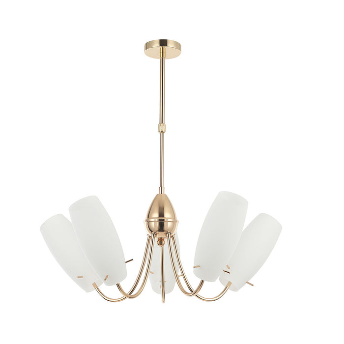 Chandelier Light Pendant Lamp Golden With 5 Lamp