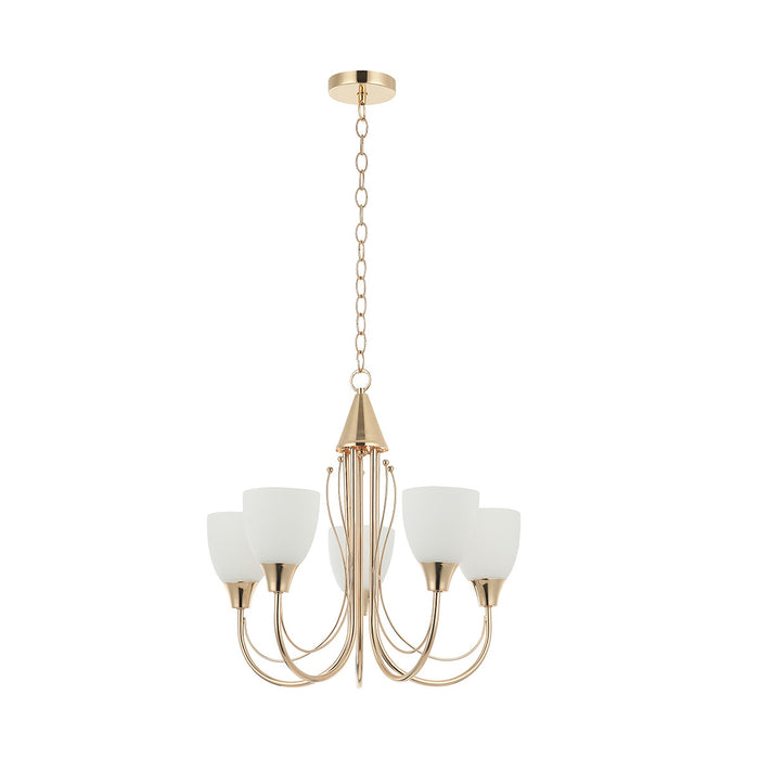 Chandelier Light Pendant Lamp Golden E27 Bulb 5 Lamp