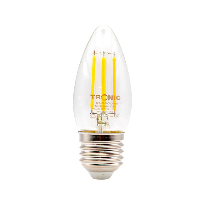 Dimmable Candle Filament LED 4 Watts Warm White