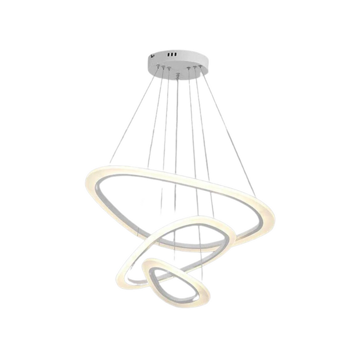 Modern 3-Ring LED Pendant Light