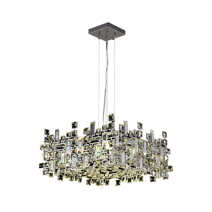 Luxury Crystal Rectangular Pendant Chandelier