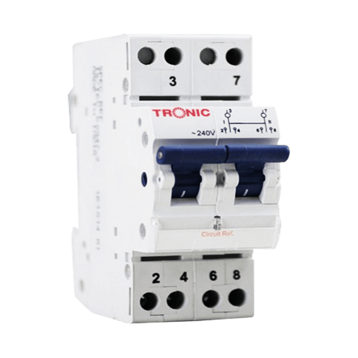 Mini Changeover Switch Single Pole 40Amps - Tronic Kenya 