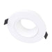 Round Recessed White GU10 Holder - Tronic Kenya 