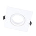 Square Recessed White GU10 Holder - Tronic Kenya 