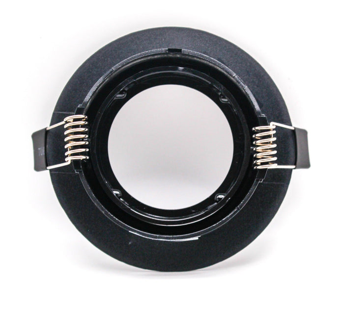 Round Recessed Black GU10 Holder - Tronic Kenya 