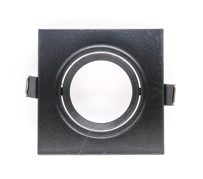 Square Recessed Black GU10 Holder - Tronic Kenya 