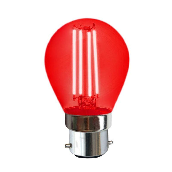 Filament LED 4 Watts B22 (Pin) Red Bulb - Tronic Kenya 