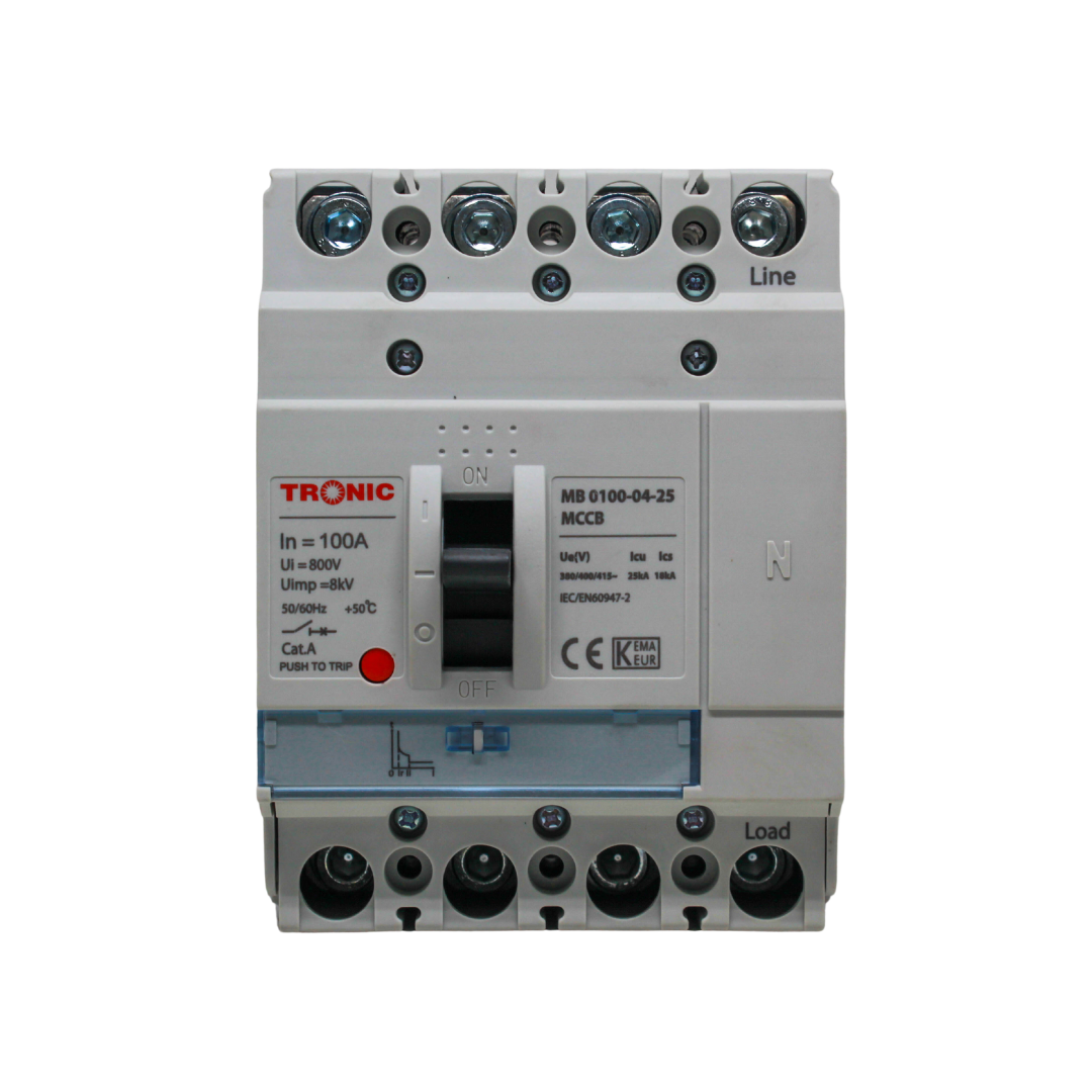 MCCB Breaker 100 Amps 4 Pole – Tronic Kenya