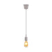 Hanging E27(Screw) Pendant Holder - White - Tronic Kenya 