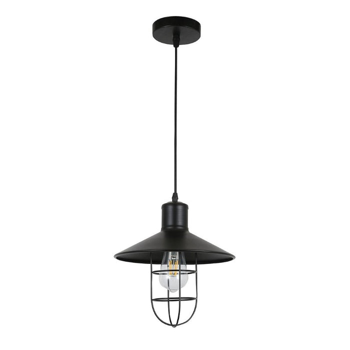 Black Vintage Pendant Glass Cage Light - Tronic Kenya 