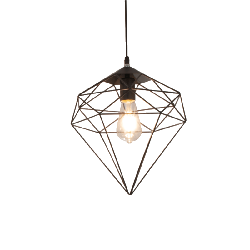 Black Diamond Cage Pendant Lamp – Tronic Kenya