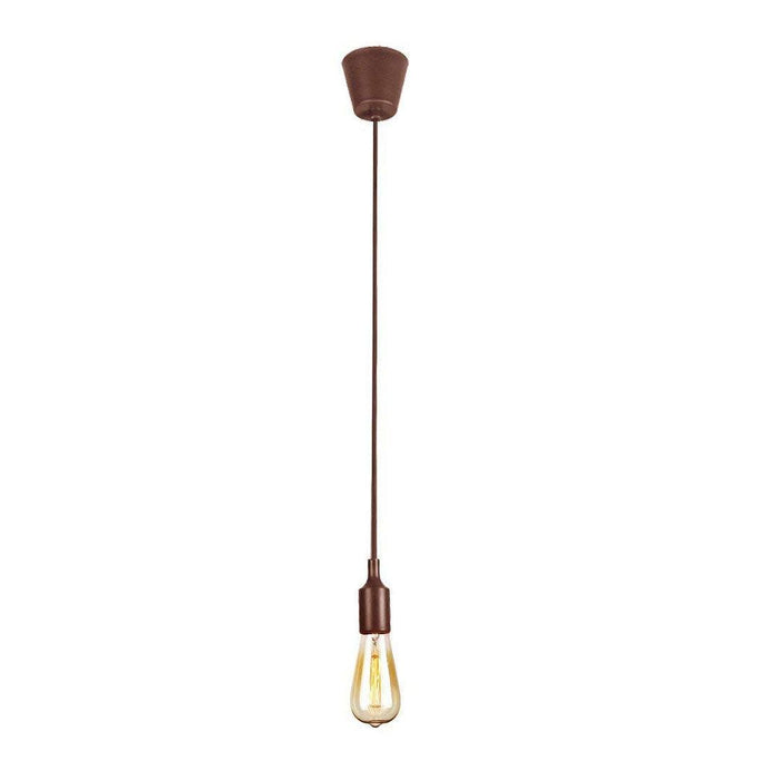 Hanging E27(Screw) Pendant Holder - Brown - Tronic Kenya 