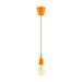 Hanging E27(Screw) Pendant Holder - Orange - Tronic Kenya 