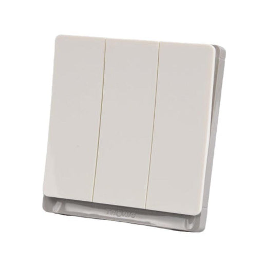 Ivory - 3 Gang 2 way Switch - Tronic Kenya 