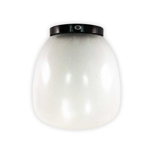 White Metal and Sandblasted Glass Ceiling Light - Tronic Kenya 