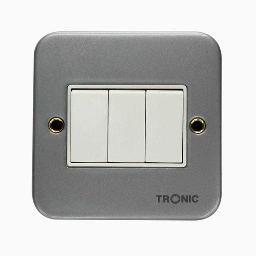 Metal Clad 3 Gang 2 Way Switch - Tronic Kenya 