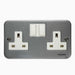 Twin Metal Clad Socket 13Amps - Tronic Kenya 