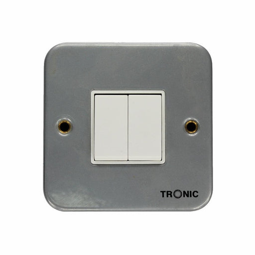 Metal Clad 2 Gang 2 Way Switch - Tronic Kenya 