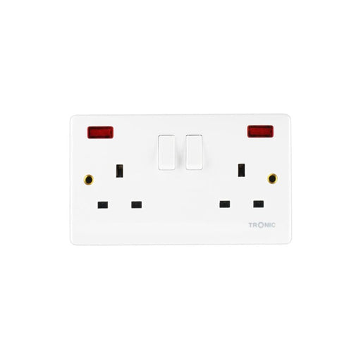 Twin Socket with Neon Standard - Tronic Kenya 