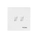 1 Gang Telephone Socket White