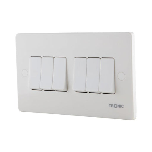 Slim 6 Gang 2 Way Switch - Tronic Kenya 