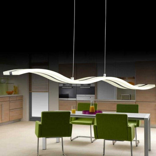 Modern Acrylic LED Wave Pendant Light - Tronic Kenya 